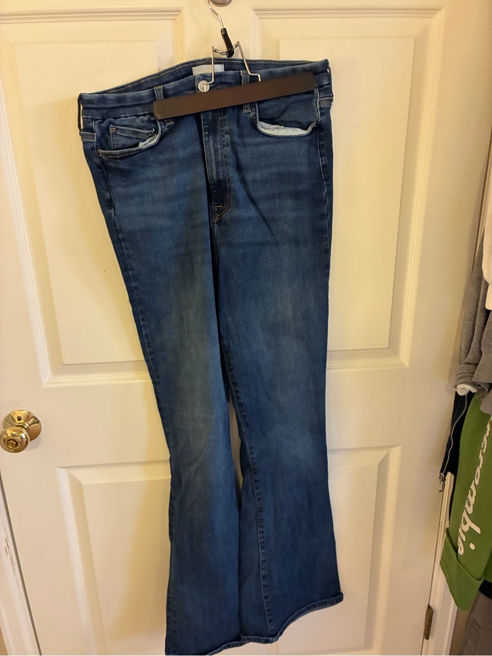 Blue Flared Jeans